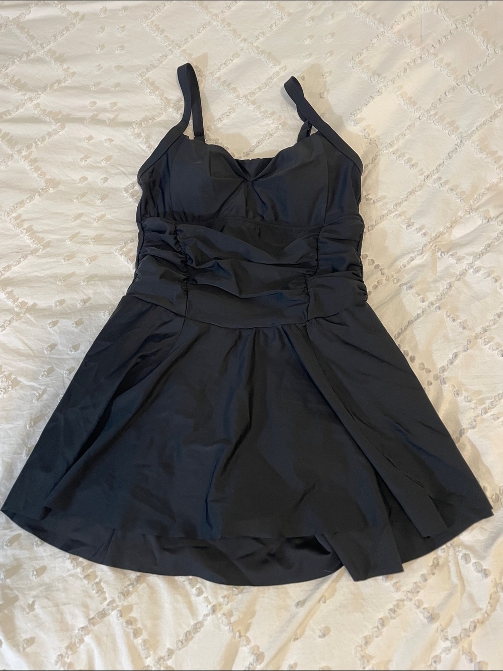 Blooming Jelly Womens One Piece Swim Dress Tummy Control Modest Full Coverage